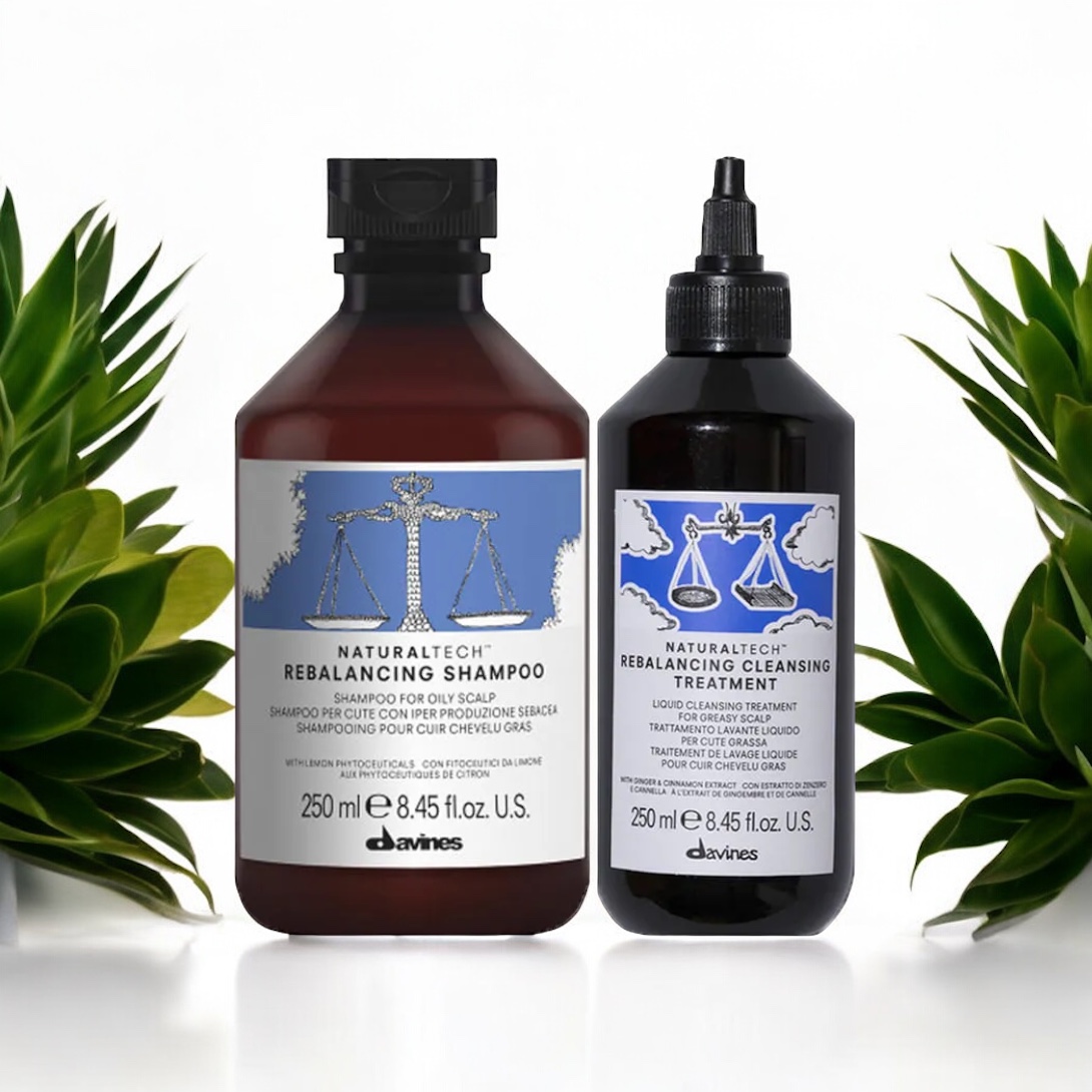 Davines Rebalancing Shampoo & Cleansing Treatment sæt