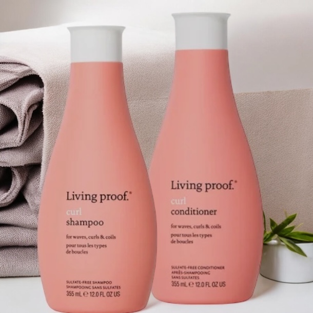 Living Proof Curl Shampoo & Conditioner sæt - Giver defineret og velplejet krøller