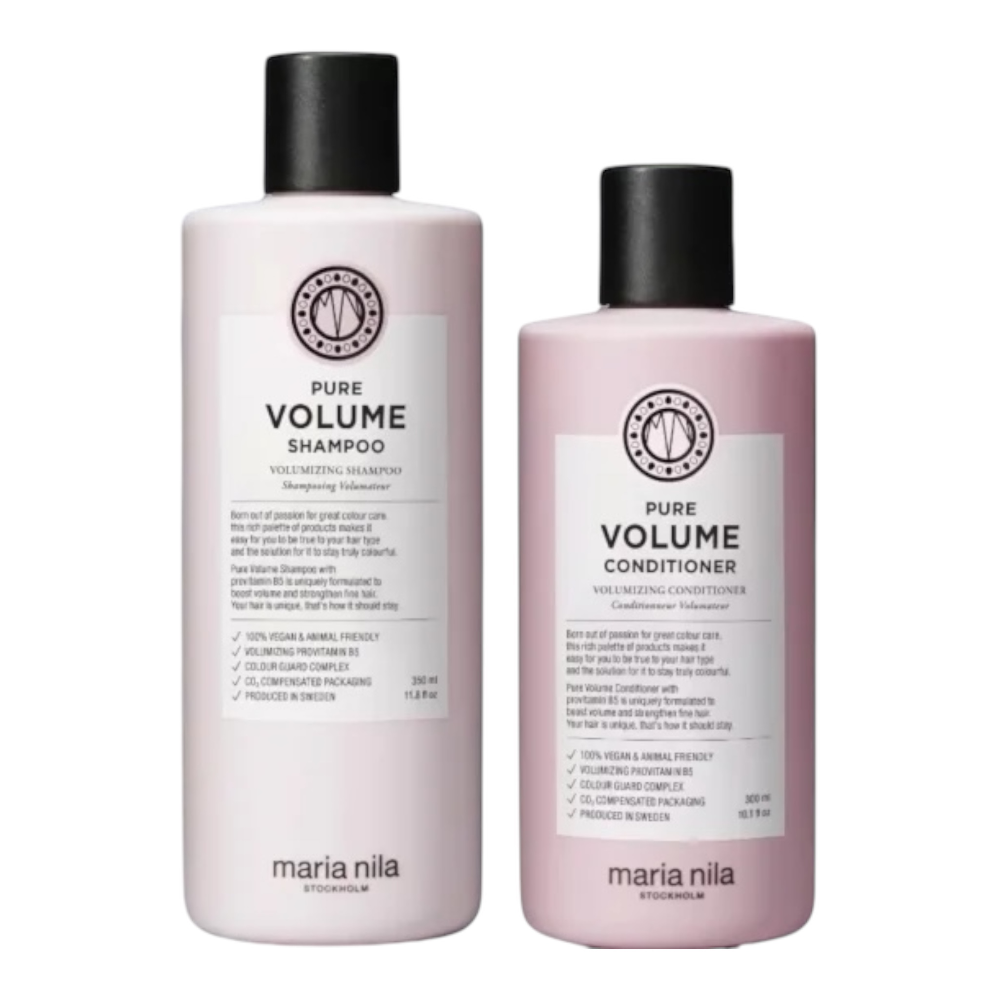 Maria Nila Pure Volume Shampoo & Conditioner sæt 300 & 350ml