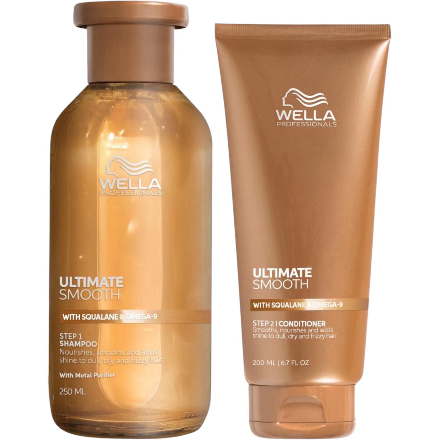 Wella Ultimate Smooth Shampoo & Conditioner sæt 250 & 200ml