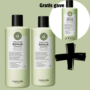 2 X Structure Repair Shampoo + Gratis Structure Repair Conditioner 300ml