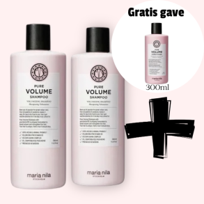 2 X Pure Volume Shampoo + Gratis Pure Volume Conditioner 300ml