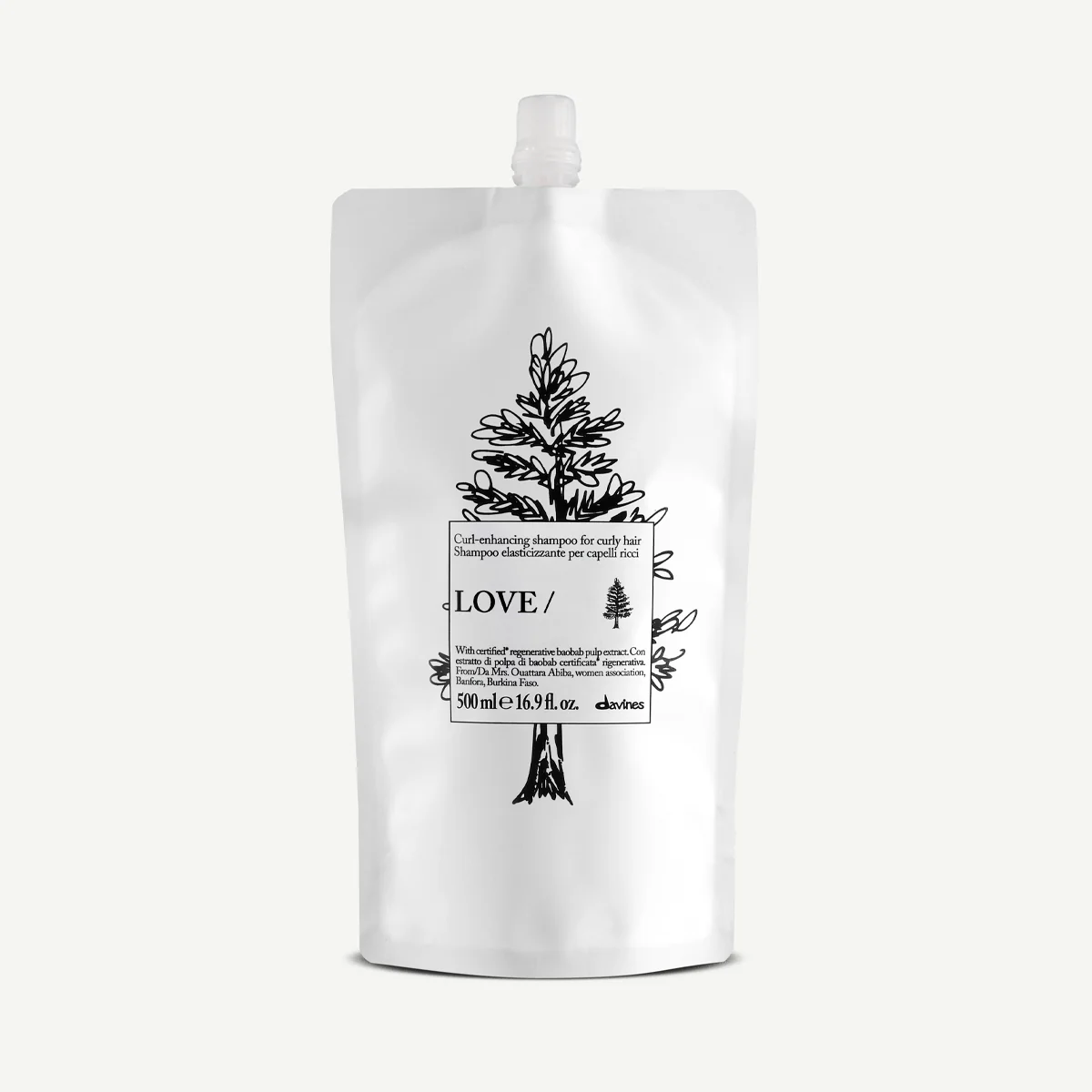 Davines Love Curl Shampoo 500.ml Refill